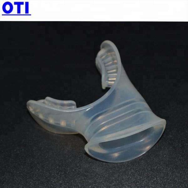 Serviço de corte personalizado Bocal de snorkel de silicone transparente para mergulho