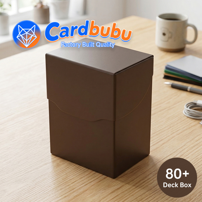 3.74in TCG Deck Box Custom Logo Trading Plastic  Card Deck Holder Bulk Cases