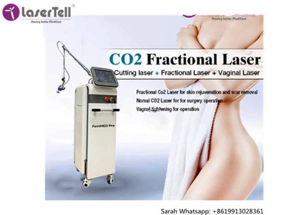 10.4 Lcd Salon Co2 Fractional Laser Machine Scar Acne Removal