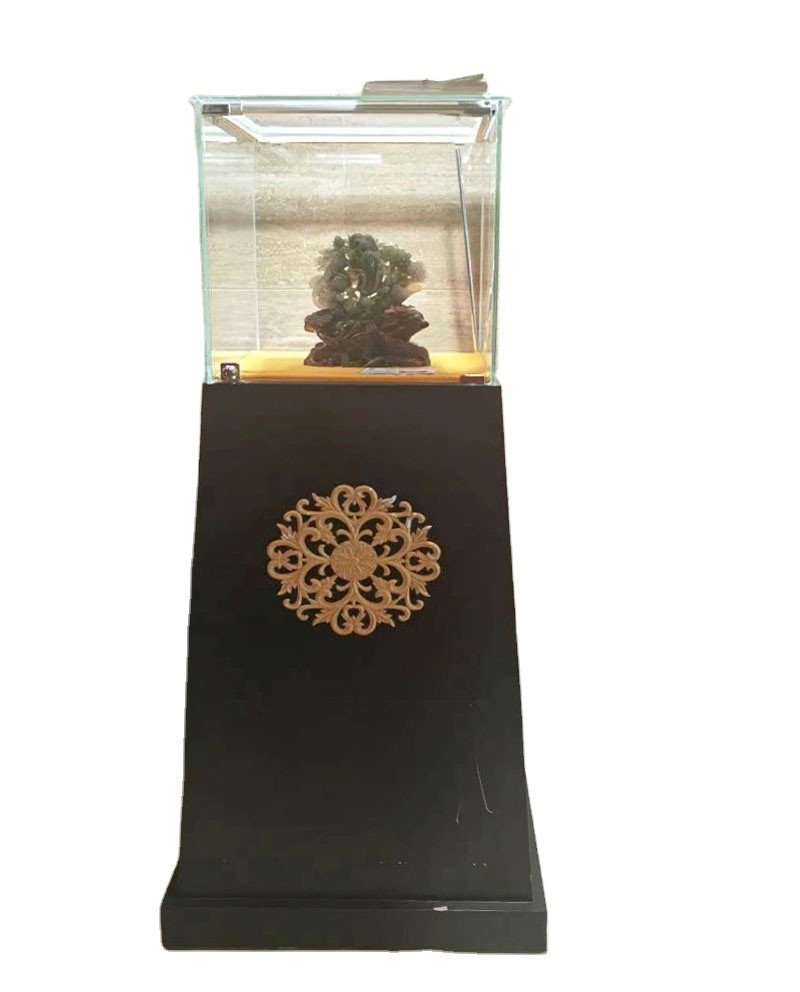 Eco-friendly Single Cosmetic Display Stand with 3D LED Light Base and Acrylic Material