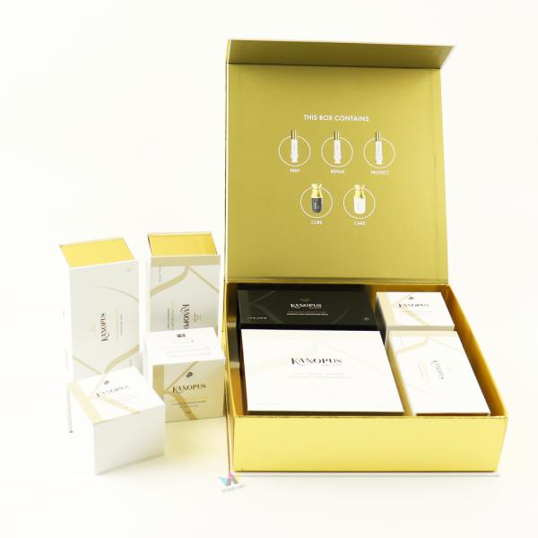 Iso9001 Full Color Printed Boxes 265x205x50mm Skincare Packaging Boxes