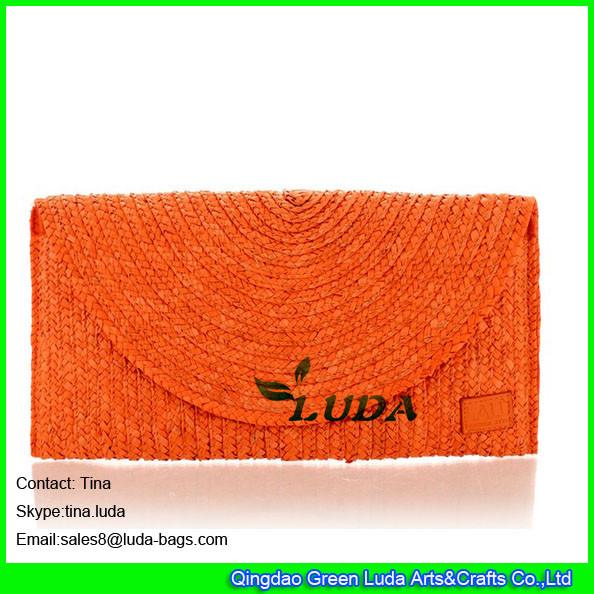 LUDA designer handbags on sale fashion wheat straw clutch handbags
