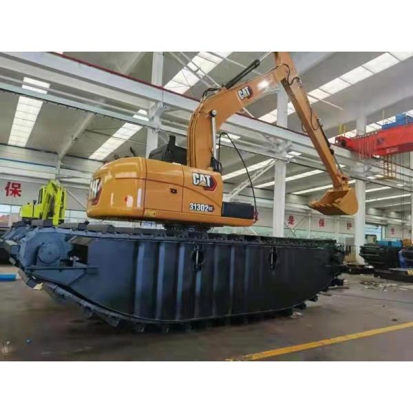 Экскаватор Q355B стальной земноводный под экипажом для драгируя реки