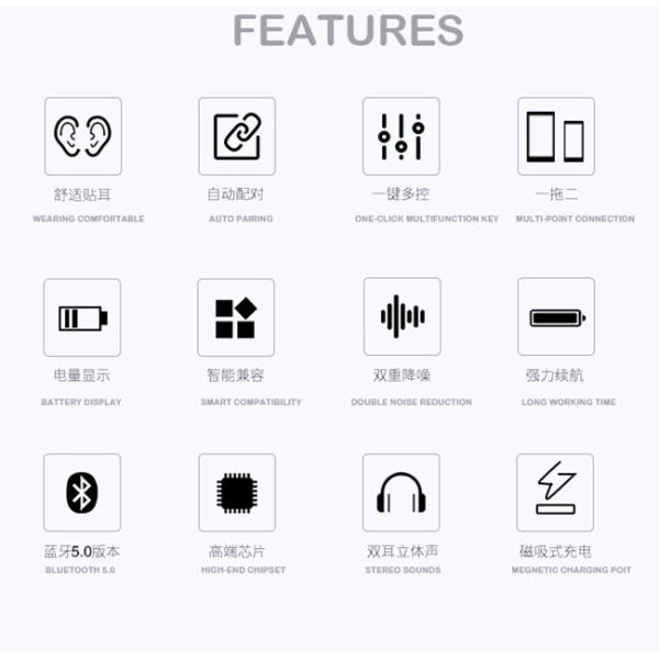 Хэндс-фри Hifi беспроводные наушники Bluetooth со шлемофоном спорта загрузочной коробки 2600mah