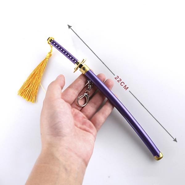 22CM Zinc Alloy Anime Sword Keychains Bleach Toshiro Hitsugaya Sword