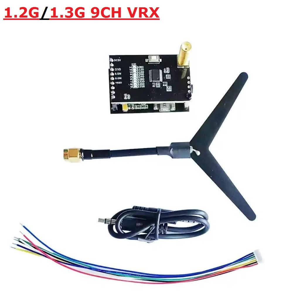 1.2G/1.3G VRX FPV Drone Long-Distance Image Transmission Receiver for FPV Drone