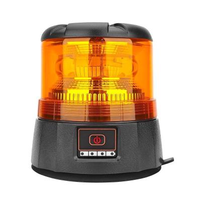 Aluminum Alloy Signal Beacon 8W Rechargeable Flashing Beacon Amber