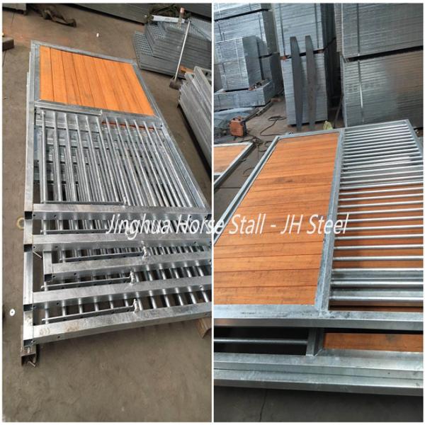 Customized front panel wooden horse stable bamboo material horse stall