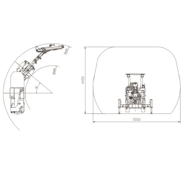 Сверлильный станок 58KW DW1-24 с гидравлическим колесом двигателя Deutz D914L04