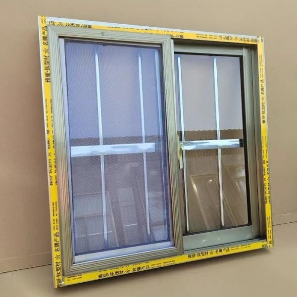 Modern Design Aluminum Alloy Push-Pull Sliding Windows Horizontal Anti-Theft Folding Screen Roller Blind Rural Self-Built
