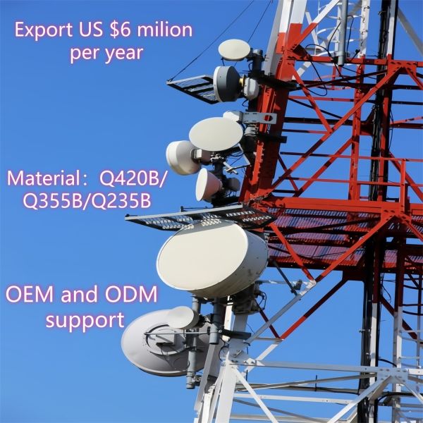 80 meter lattice 4 legs towers self supporting steel telecommunication tower for telecom