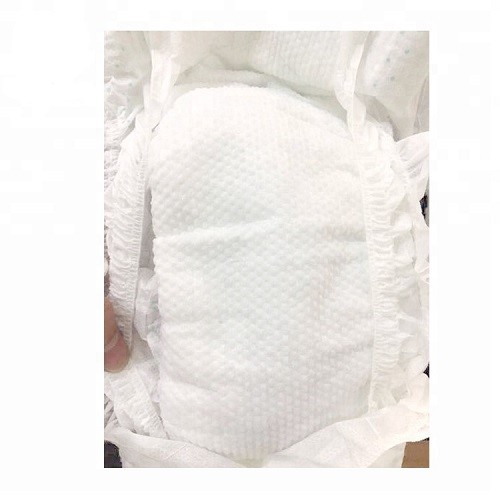 Nonwoven Topsheet FabricS Shape Velcro Tape Dry Baby Diapers