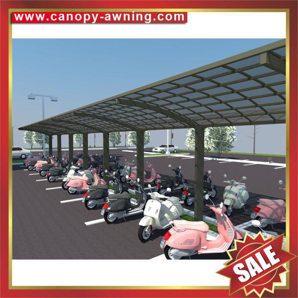 outdoor metal aluminum alloy polycarbonate pc carport parking car shed bike bicycle motorcycle shelter canopy awining