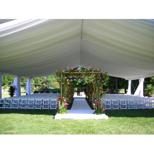 Outdoor Wedding Aluminum Metal Garden Party Tent UV Resistant With PVC