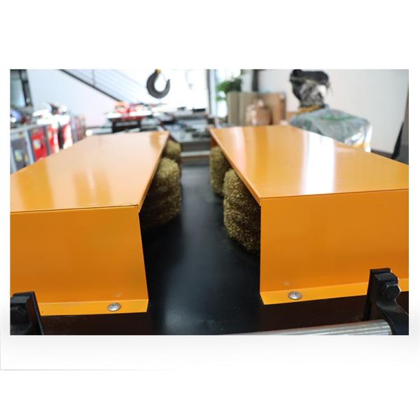 Customized Color 6-25mm Steel Plate Pre-treatment Descaling Machine with 3 kw*2 Power