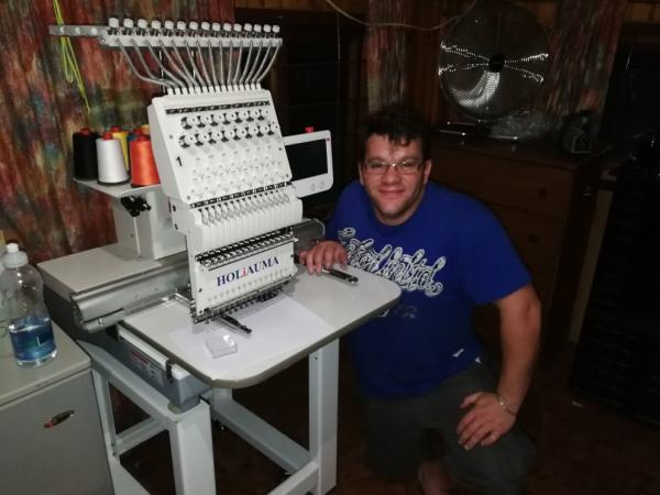 15 needles high speed single head computer embroidery machine similar to tajima embroidery machine japan
