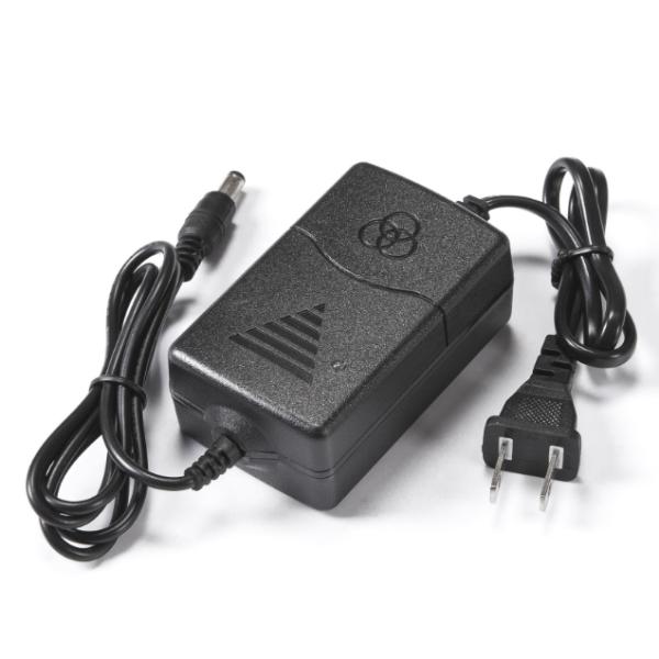 24w 100-240v AC 12v DC Double Wire Power Adapter with Coaxial Connector 5.5*2.1mm