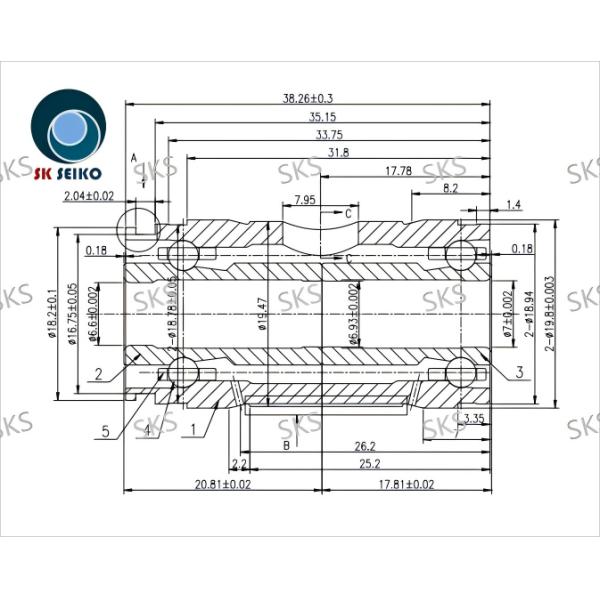 TCBB133566 13*35*66 Turbocharger Dual Ceramic Ball Bearing