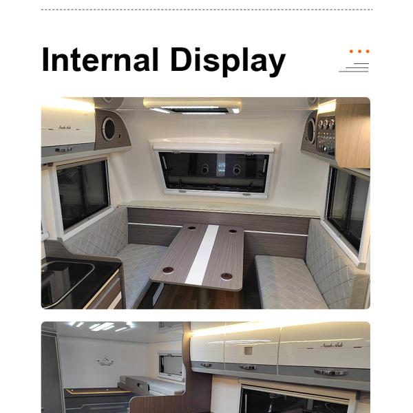 Normes australiennes de caravane de camping-car hors route de caravane de voyage de fibre de verre d'autoroute