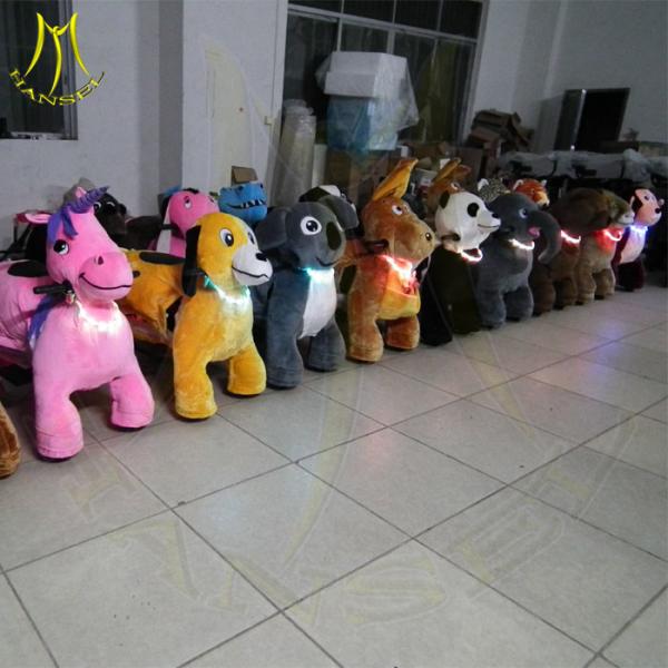 Hansel battery powered ride on animals coin operated electric toy car amusement ride manufacturers kids bike ride game