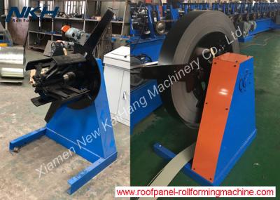 12-15m/min Auxiliary Equipment Uncoiler Rack For Top Hat / Batten 12 months Warranty