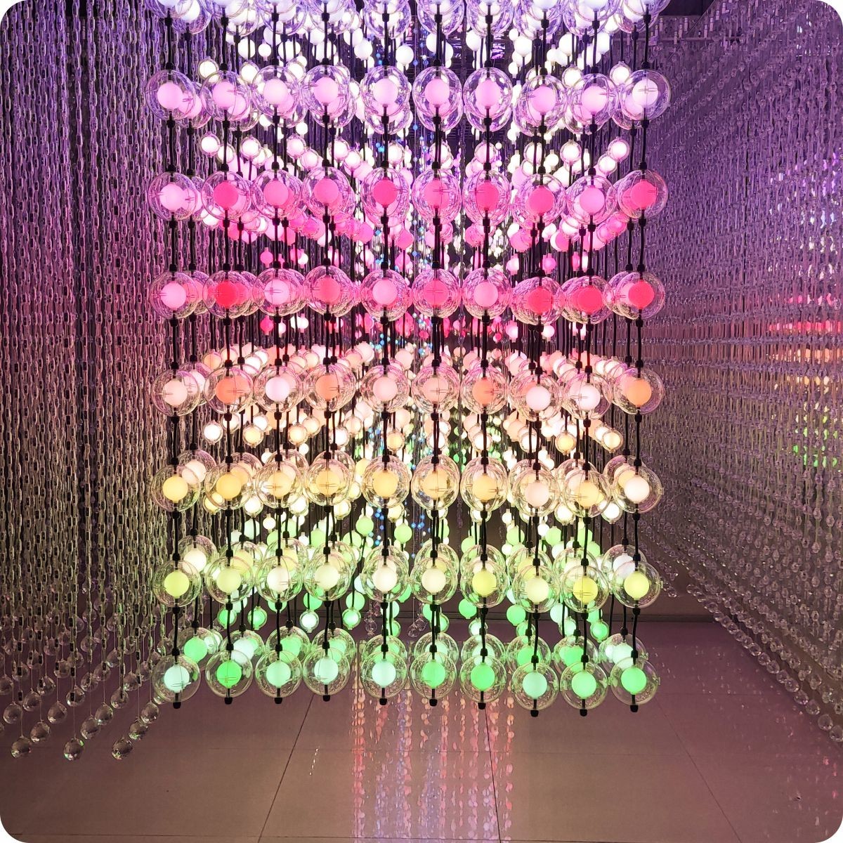 19.6lm Лампа Световой поток RGB 3D Рождественские огни DC12V Для освещения зданий