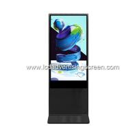 Assoalho de FHD que está o totem interativo do tela táctil do LCD