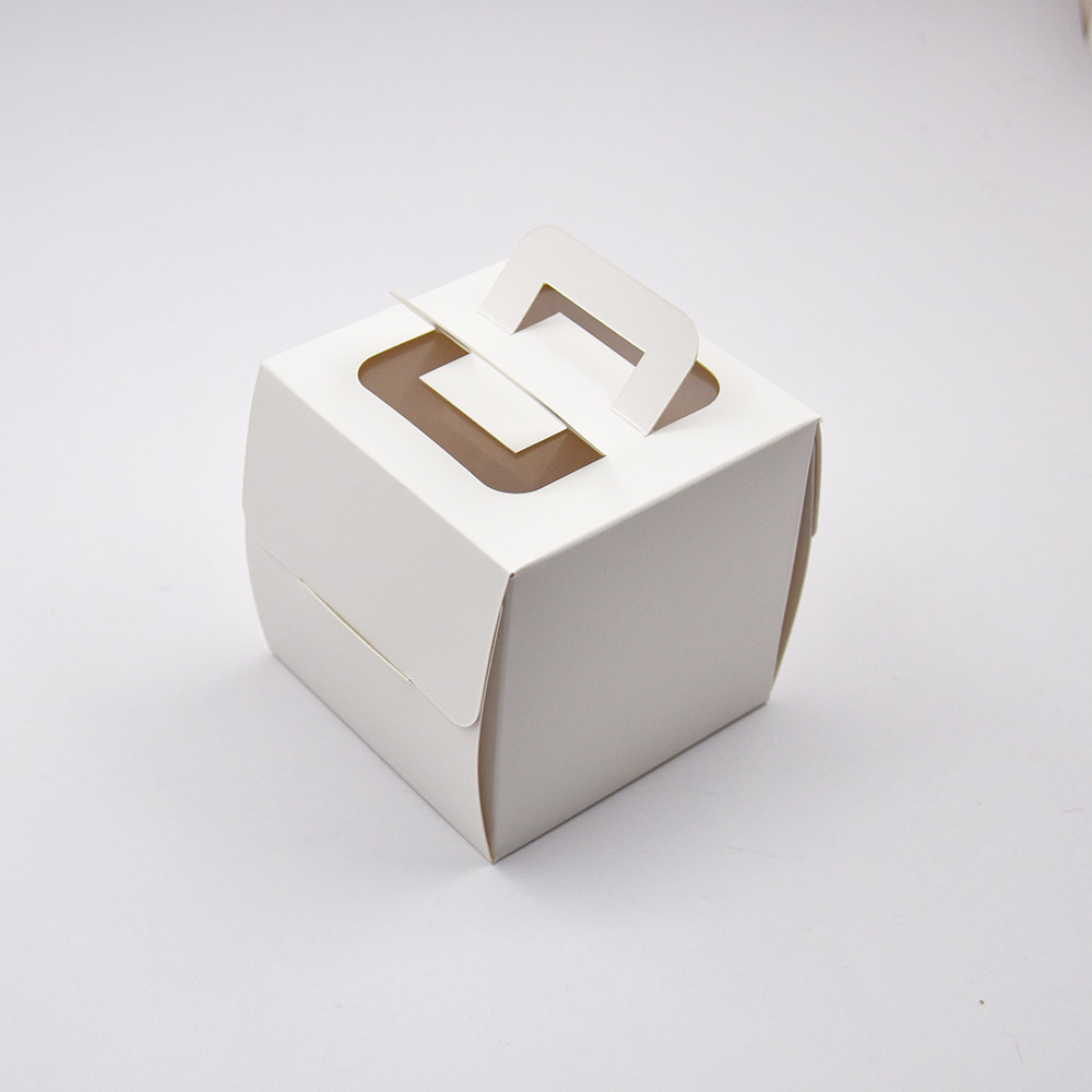 Картонная бумага складное прозрачное окно 8x8x4