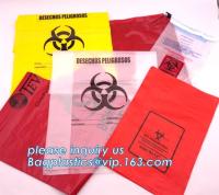 Sacos autoclávicos do Biohazard do saco do espécime do Biohazard, saco personalizado da autoclave, bio autoclávico do filme Super-grosso de tamanho grande