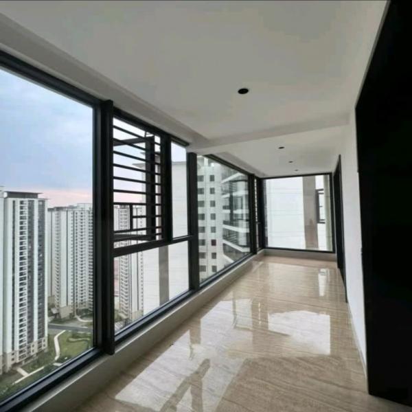 Aluminium Alloy Glass Windows Villa House Project Aluminum Casement Glass Windows With Superior Air Tightness