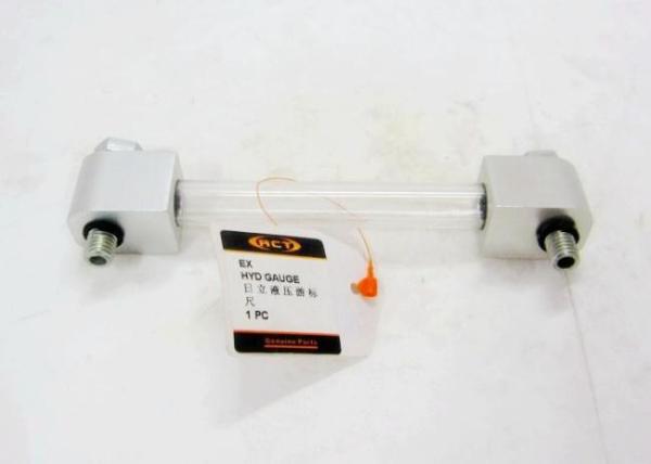 Silver Color Hitachi Excavators Spare Parts EX Hydraulic Gauge Aluminium Head