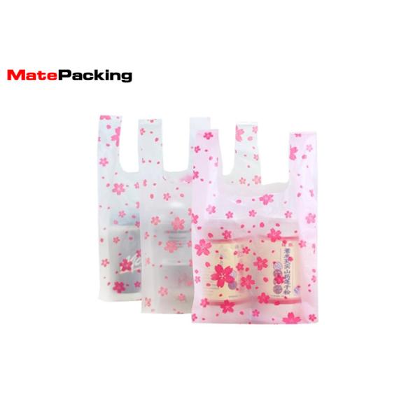 Grocery Biodegradable Packaging Bags , Food Package Supermarket Plastic Bags