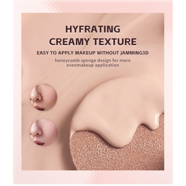 Custom Natural Brightening Moisturizing Luxury Long Lasting Lightweight Foundation Makeup Bb Cream Air Cushion Foundation