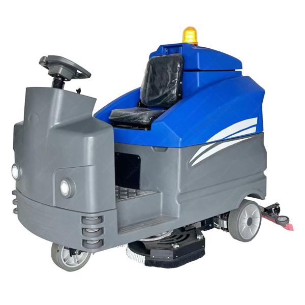 Ride On Floor Scrubber Mecânico Elétrico Industrial aspirador com escova