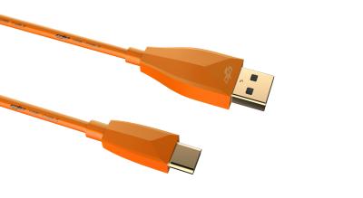 EJE Orange USB 3.0 Lightning Cable para carregamento rápido até 2,4A