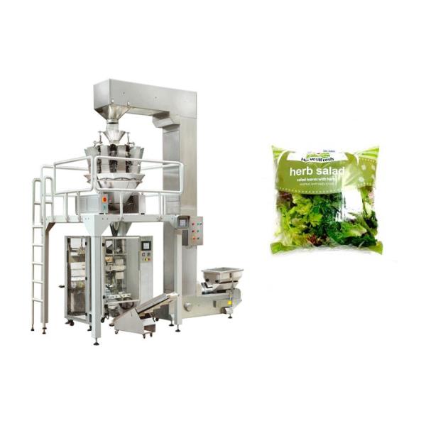 Lettuce Leaves Salad 5-60 Bags / Min Vegetable Packaging Machine