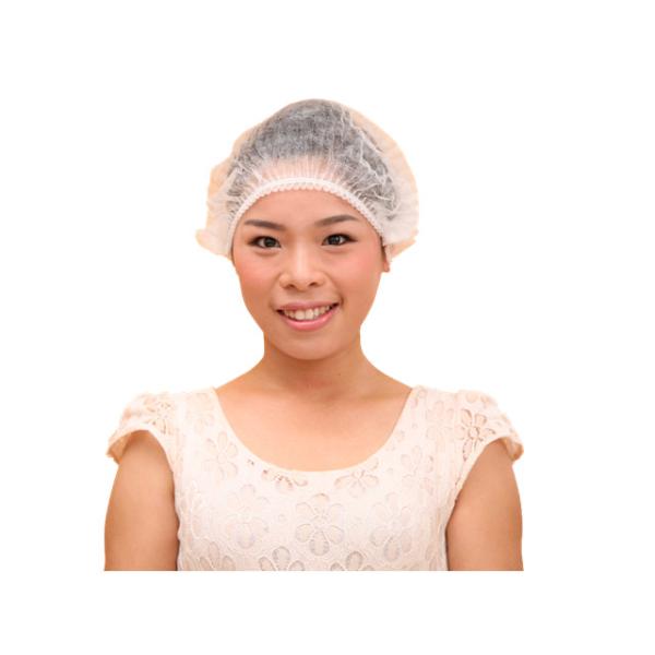 Mens Clipped Disposable Head Cap Metal Detectable Double Elastic 18-24 Inch