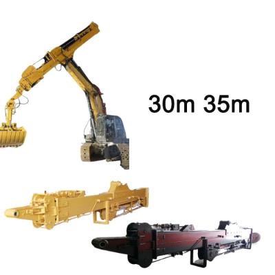 Top 1 Telescopic Boom for Excavator Dipper Arm Telescopic Arm With Clamshell Bucket