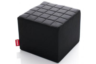 Middle East Style Square Leather Stool , Wooden Frame Living Room Stools