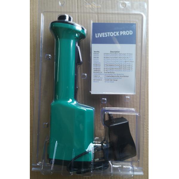 Green Electric Livestock Prod Dustproof 33cm 3.6V Compact Cattle Prod