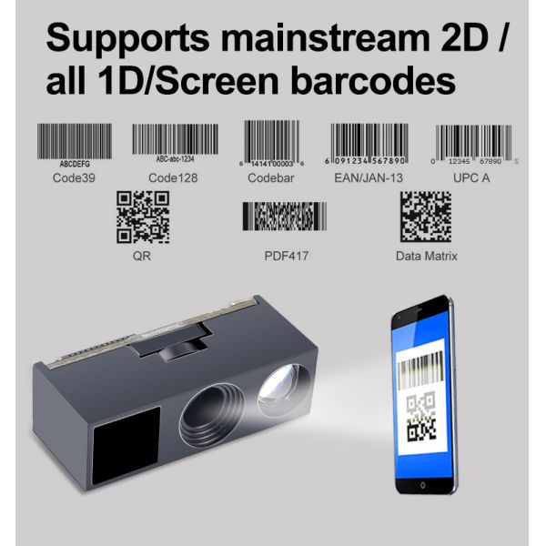 Advanced QR Code Scanner & 2D Barcode Reader Integrated QR Code Engine for Enterprise Efficiency