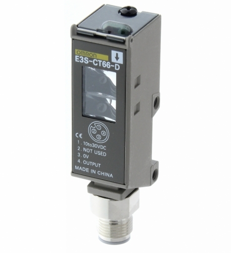 E3S-CT66 OMRON Parts Through Beam 24V DC OMRON Photo Electric Receiver Sensor With Built In Amp