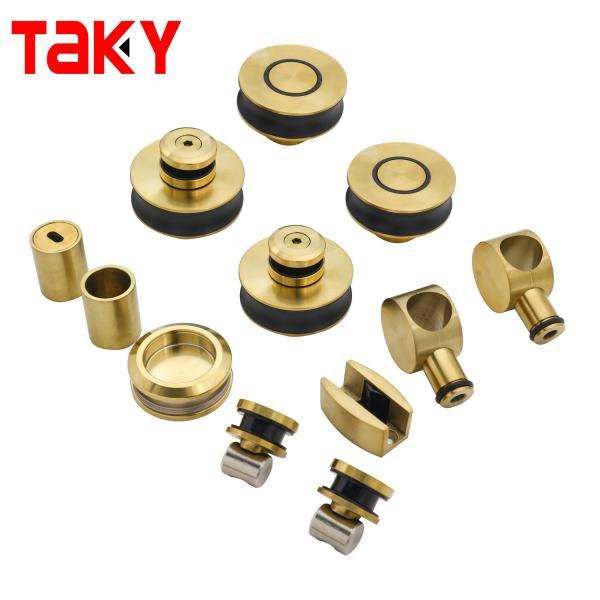 High Quality Frameless Zinc Alloy Sliding Glass Door Hardware Shower Door Hardware Kit