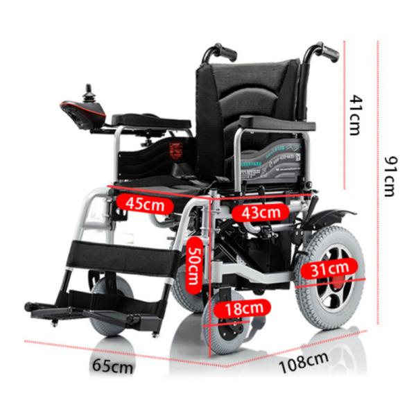 Portable 20km Mobility Walking Aids Electric Wheelchair Scooters Aluminum Foldable