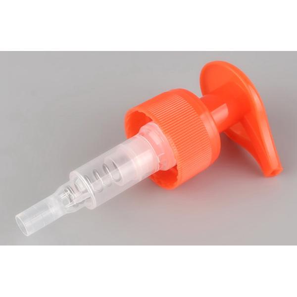 Empty 24mm / 28mm Plastic Lotion Pumps Head High Strength Chemical Resistant
