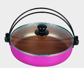 Алюминиевый Нонстик проштемпелеванный горячий бак с крышкой, дном индукции