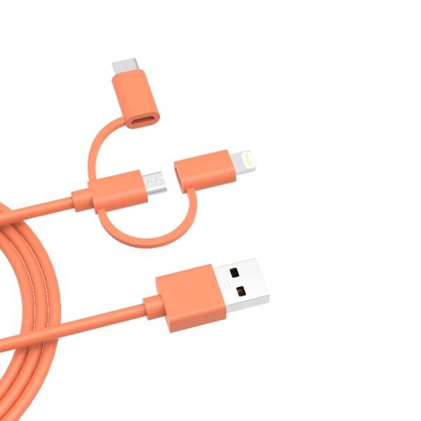 MFI C89 5V2.4A PVC Data Charging Cable USB 2.0 Connector