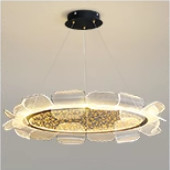 Золотой и прозрачный современный акриловый потолок