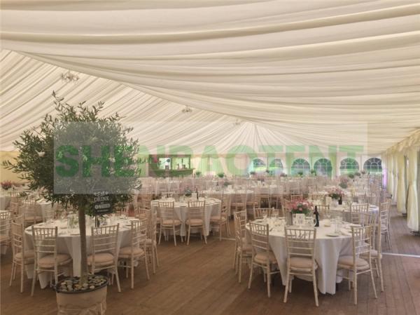 Clear Span Aluminium Outdoor Event Tent PVC Cover Big Tent 1000 Guest Capacity