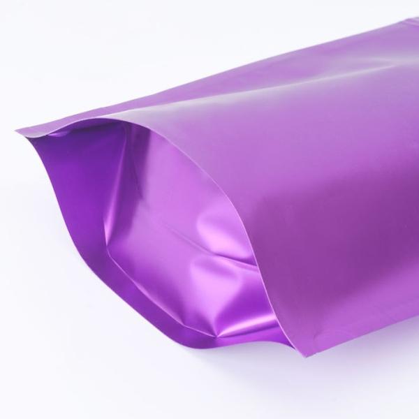 ISO9001 Aluminum Foil Stand Up Bag Zip Lock Food Coffee Tea Packaging Red Gold Yellow